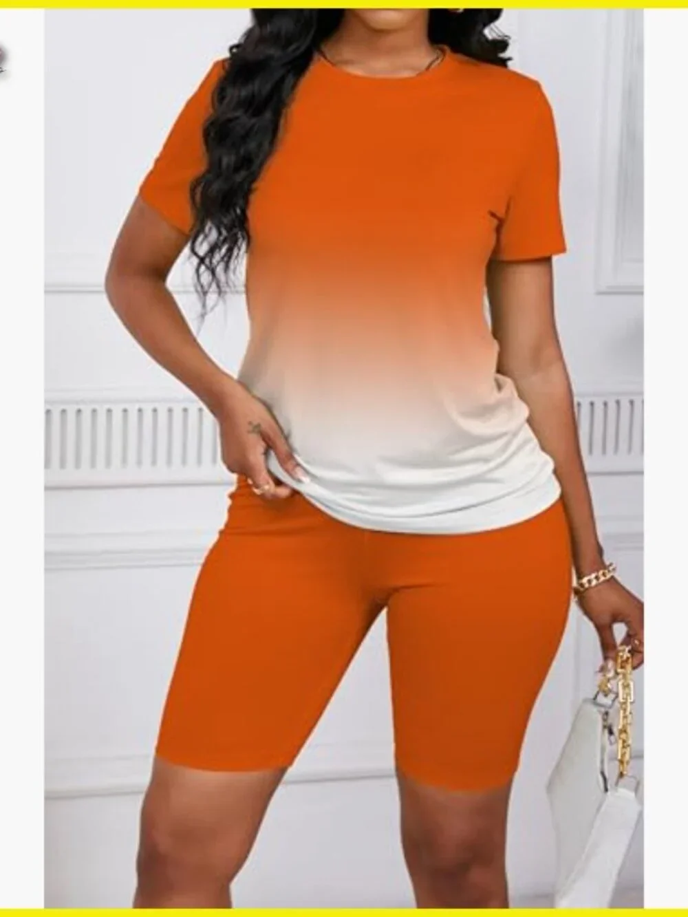 Two Piece Active Set Bodycon Shorts Workout Tracksuit Summer Casual